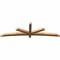 Ekena Millwork Alberta Smooth Timber Gable Bracket, Western Red Cedar, 96"W x 28"H x 3 1/2"D x 3 1/2"F, 7/12 Pitch GBW096X28X0404ALB00SWR - alternate 3